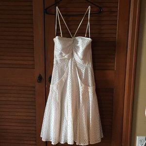 Calvin Klein white eyelet dress size 4